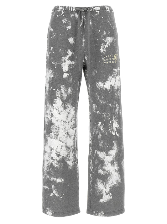 MM6 Maison Margiela Gray Cotton Joggers (Workout Pants)