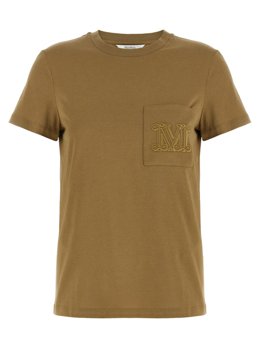 Max Mara Brown Cotton T-Shirt