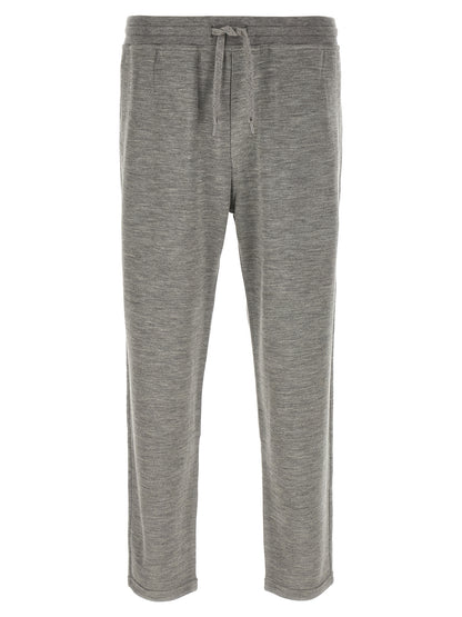 Brunello Cucinelli Gray Cashmere Joggers (Workout Pants)