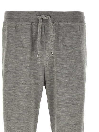 Brunello Cucinelli Gray Cashmere Joggers (Workout Pants)