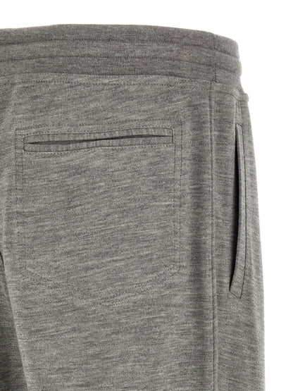 Brunello Cucinelli Gray Cashmere Joggers (Workout Pants)