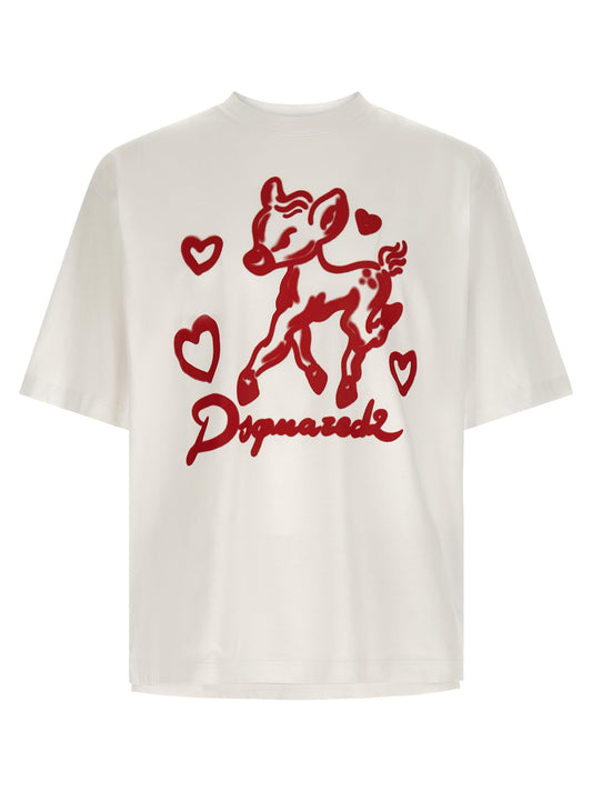 Dsquared² Multicolor Cotton T-Shirt