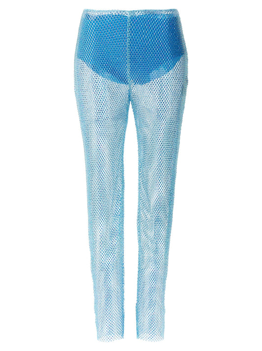 Giuseppe Di Morabito Blue Polyamide Casual Pants