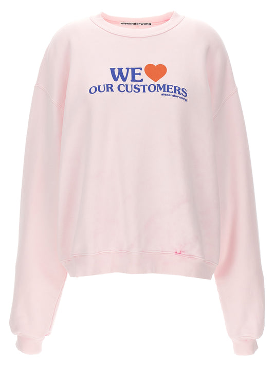 Alexander Wang Multicolor Cotton Sweatshirt