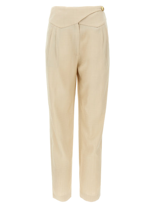 Blazé Milano Beige Viscose Dress Pants