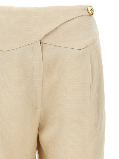 Blazé Milano Beige Viscose Dress Pants