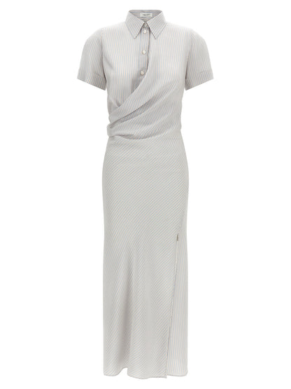 Alexander McQueen Multicolor Silk Long Dress