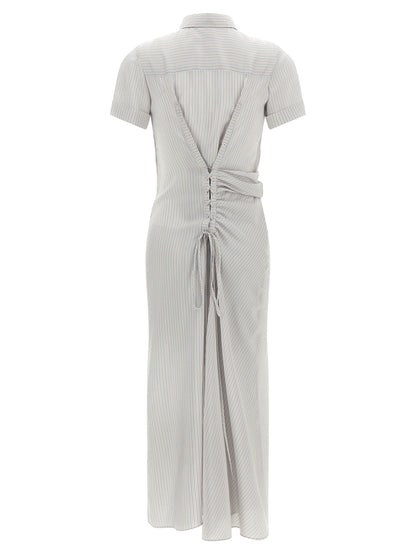Alexander McQueen Multicolor Silk Long Dress