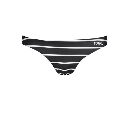 Karl Lagerfeld Black Polyamide Women's Swim Brief