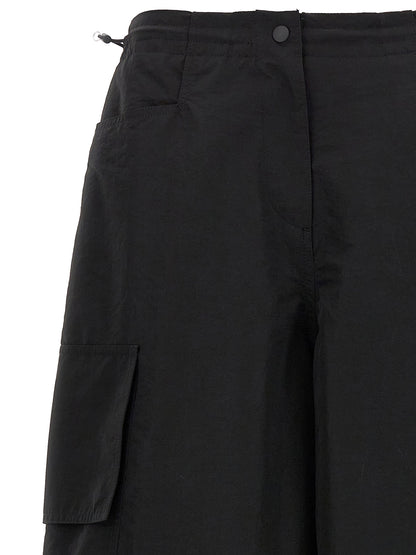 Palm Angels Black Polyamide Casual Pants