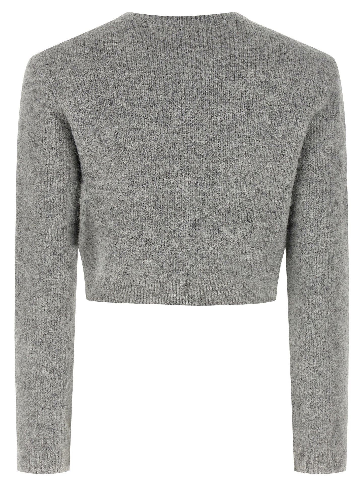 Self-Portrait Gray Polyester Cardigan