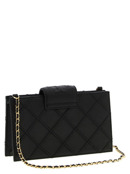 Tory Burch Black Lamb Leather Cardholder