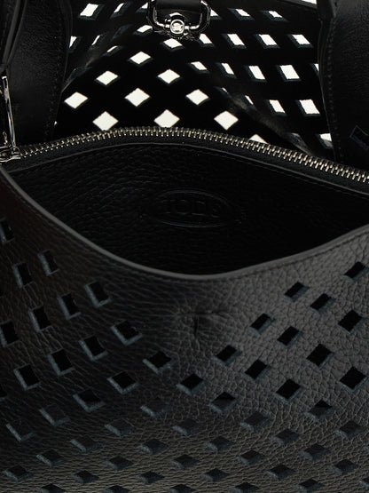 Tod's Black Calfskin Handbag