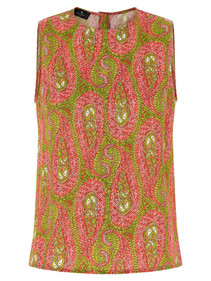 Etro Multicolor Polyester Pattern Shirt