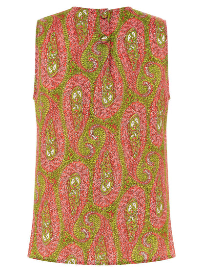 Etro Multicolor Polyester Pattern Shirt