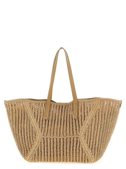 Brunello Cucinelli Beige Polyamide Shoulder Bag