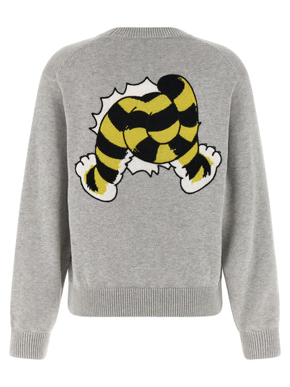 Kenzo Gray Wool Cardigan