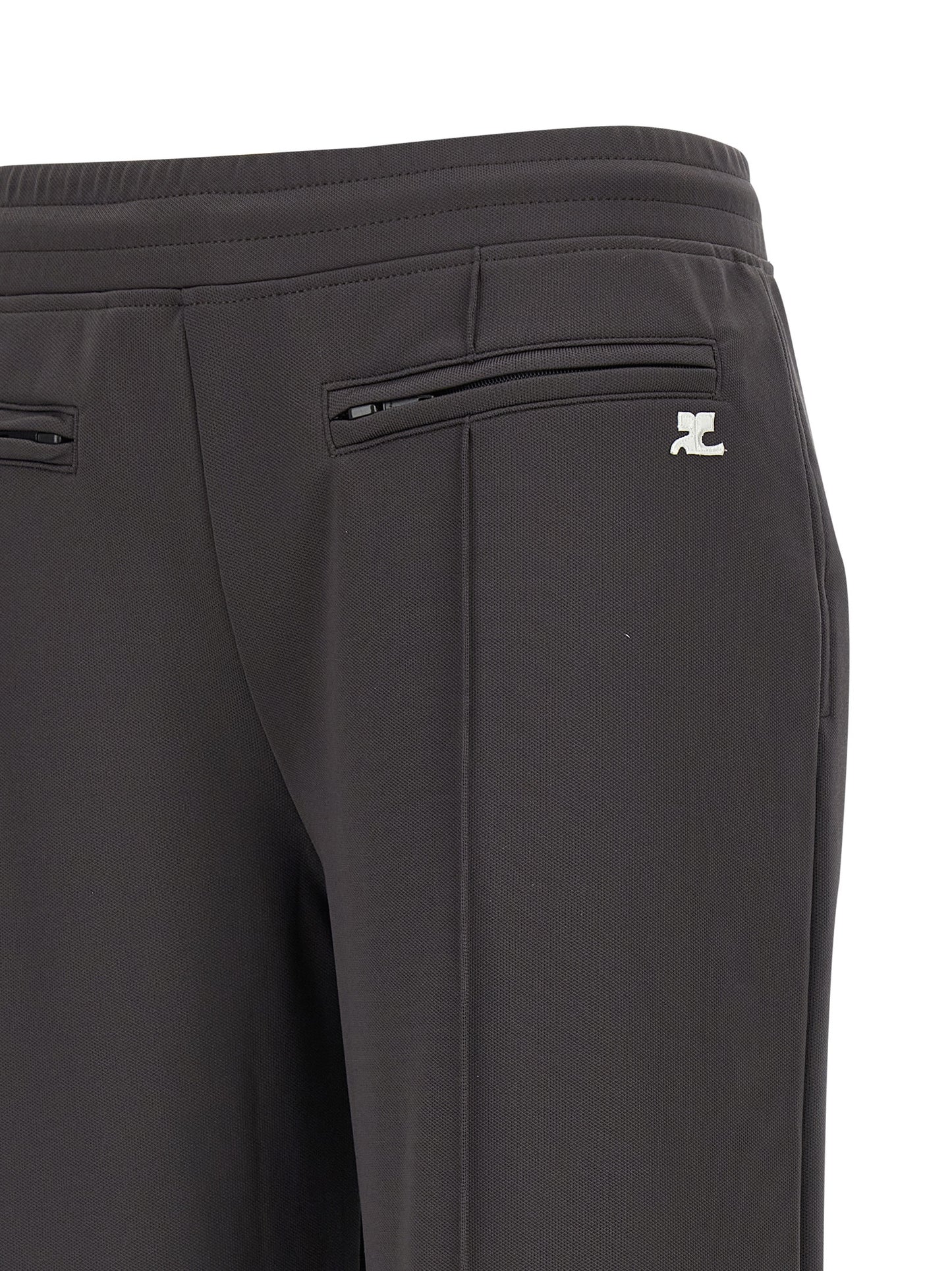 Courrèges Gray Polyester Joggers (Workout Pants)