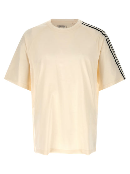 Y-3 White Cotton T-Shirt