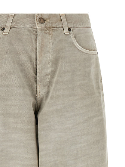 Haikure Gray Cotton Jeans Denim