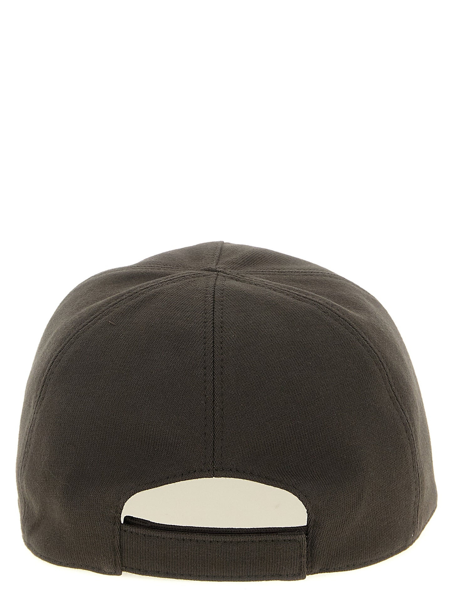 Rick Owens Brown Cotton Cap (Baseball Hat)