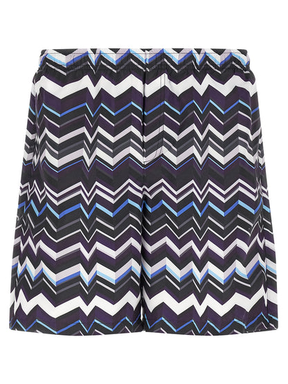 Missoni Multicolor Polyester Swim Shorts