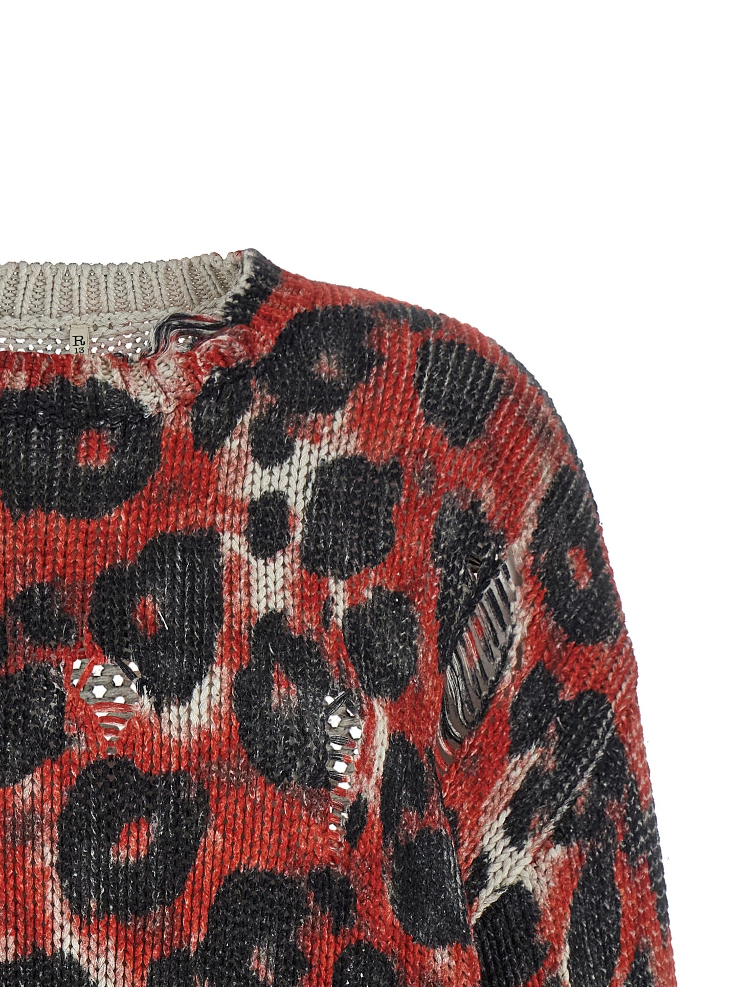 R13 Multicolor Cotton Cardigan