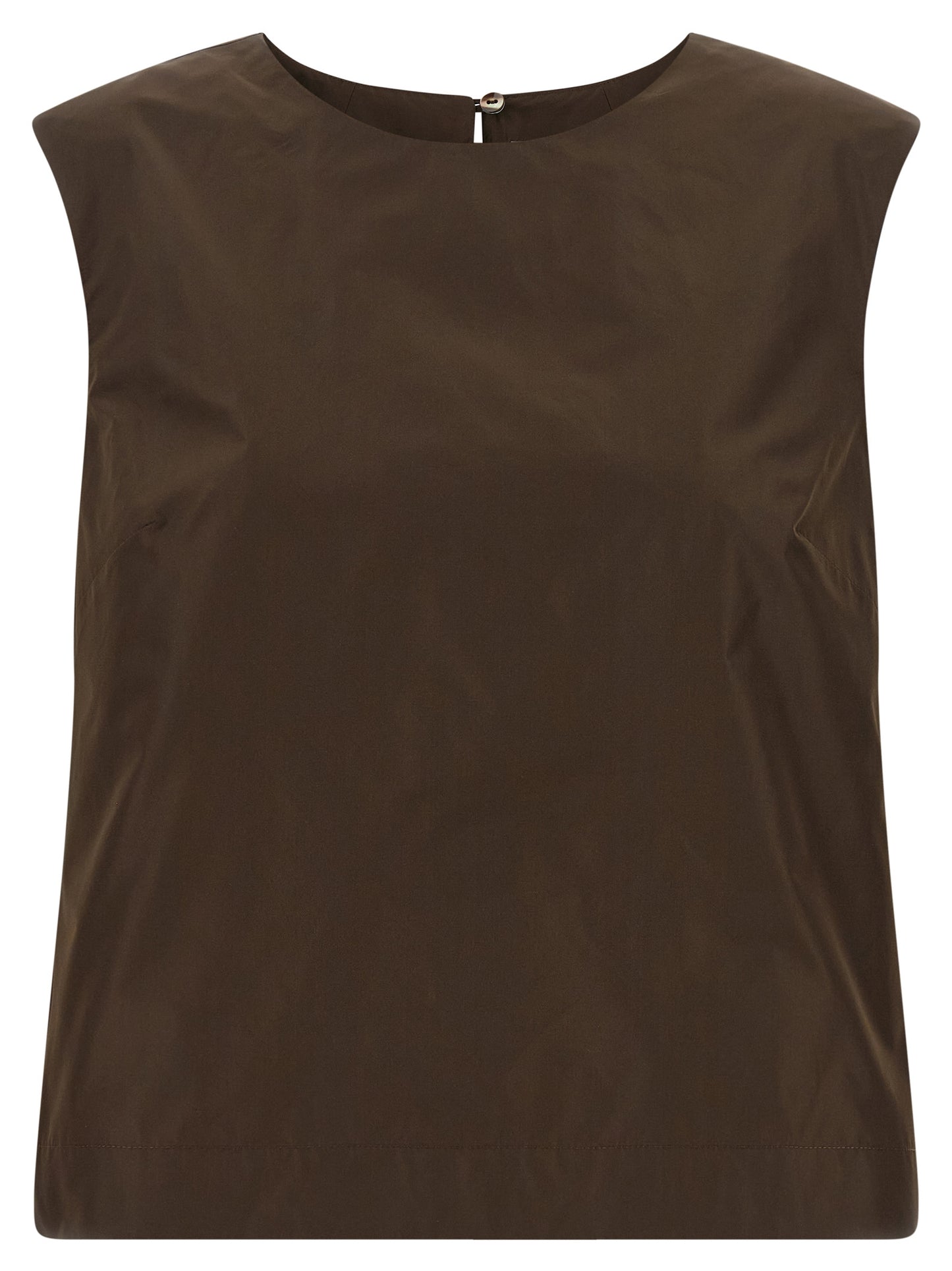P.A.R.O.S.H. Brown Polyester Shirt