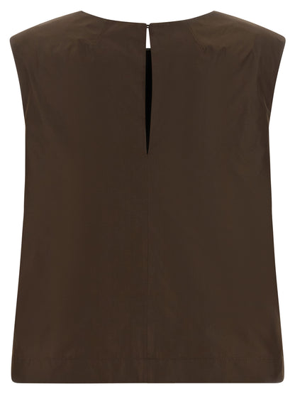 P.A.R.O.S.H. Brown Polyester Shirt