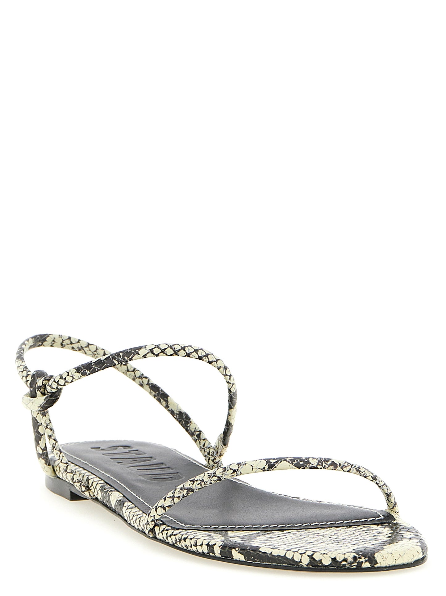 Staud Bicolor Cowhide Flat Sandals