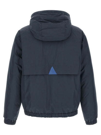 Moncler Grenoble Blue Polyamide Shell Jacket