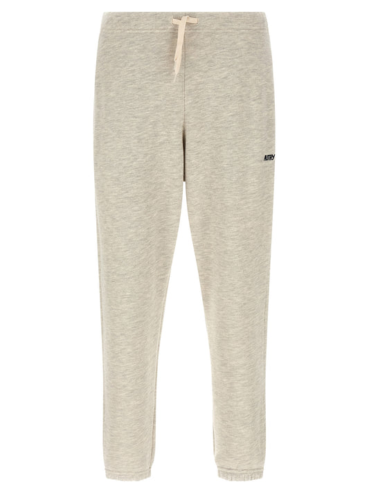Autry Gray Cotton Joggers (Workout Pants)