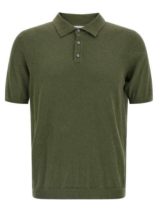 Roberto Collina Bicolor Cotton Polo Shirt