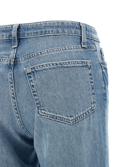 L'Agence Blue Cotton Jeans Denim