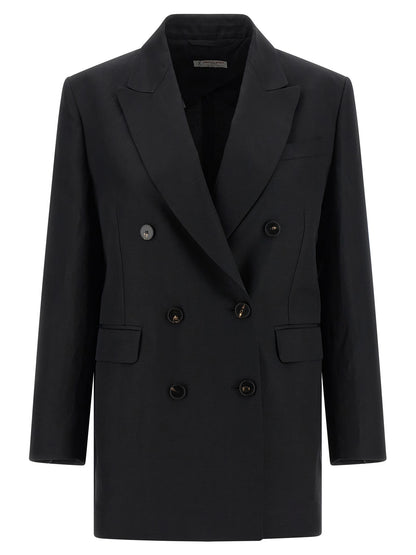 Alberto Biani Black Viscose Blazer