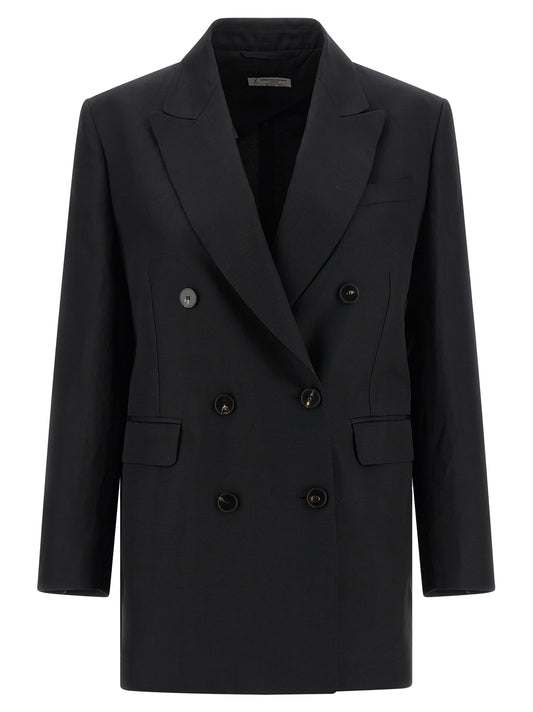 Alberto Biani Black Viscose Blazer