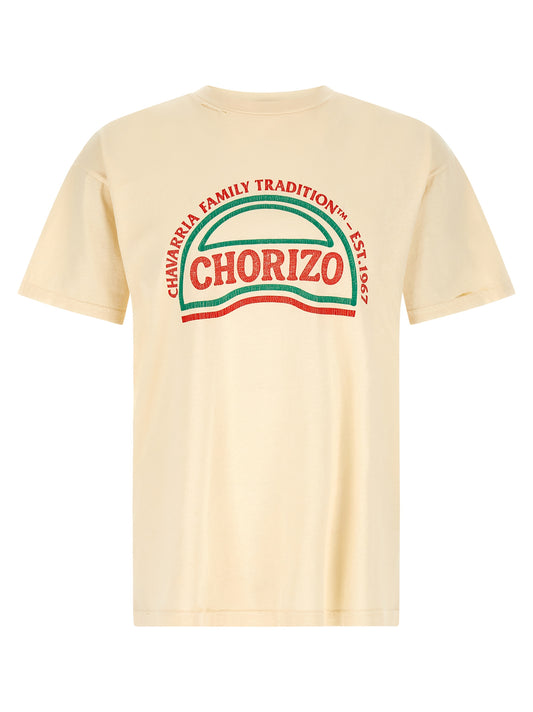 WILLY CHAVARRIA Beige Cotton T-Shirt