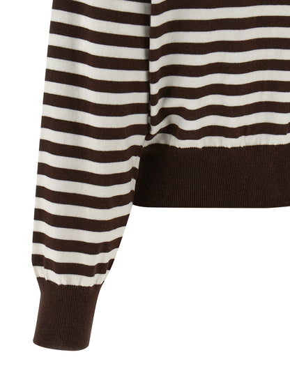 BE YOU Brown Cotton Cardigan