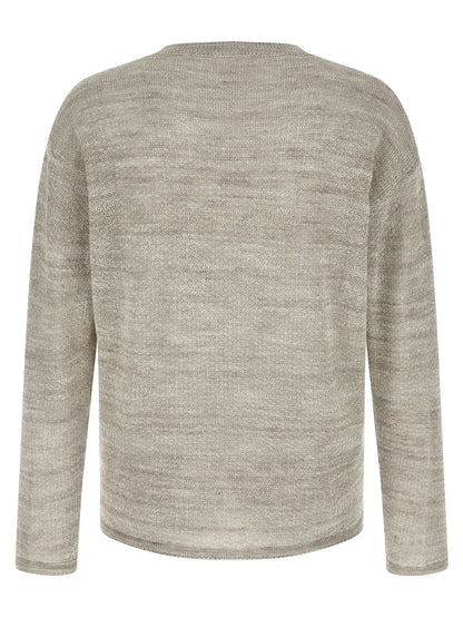 Roberto Collina Gray Cotton Cardigan