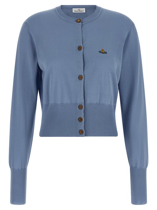 Vivienne Westwood Blue Cotton Cardigan