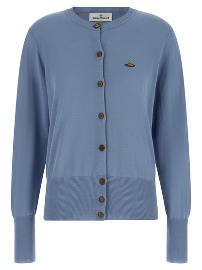 Vivienne Westwood Blue Cotton Cardigan