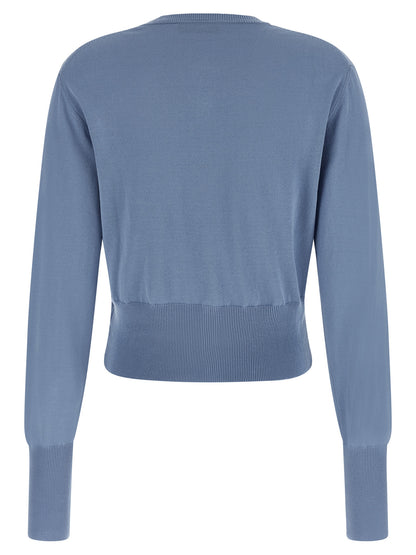 Vivienne Westwood Blue Cotton Cardigan