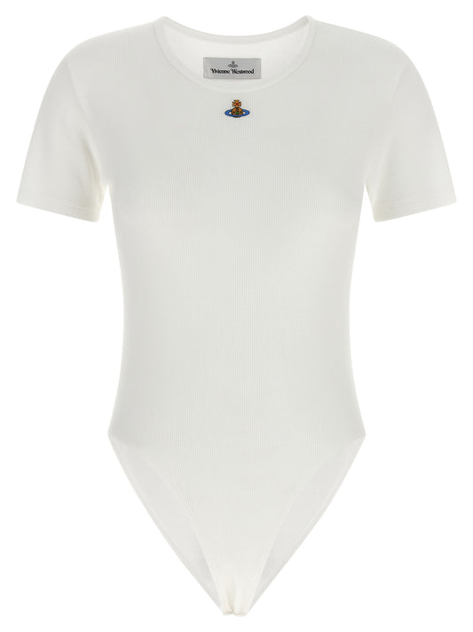 Vivienne Westwood White Cotton Bodysuit