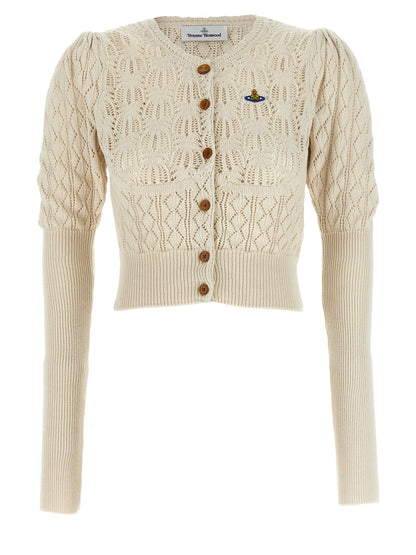 Vivienne Westwood Beige Cotton Cardigan