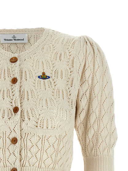 Vivienne Westwood Beige Cotton Cardigan
