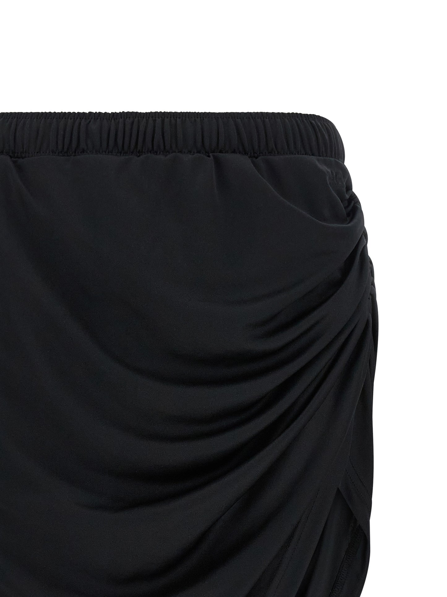 Courrèges Black Polyester Long Skirt