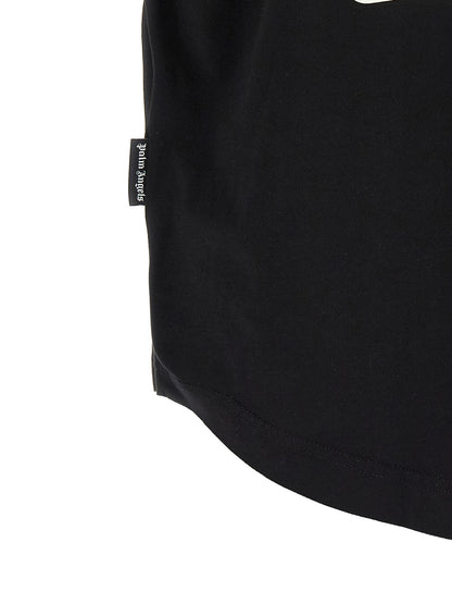 Palm Angels Black Cotton T-Shirt