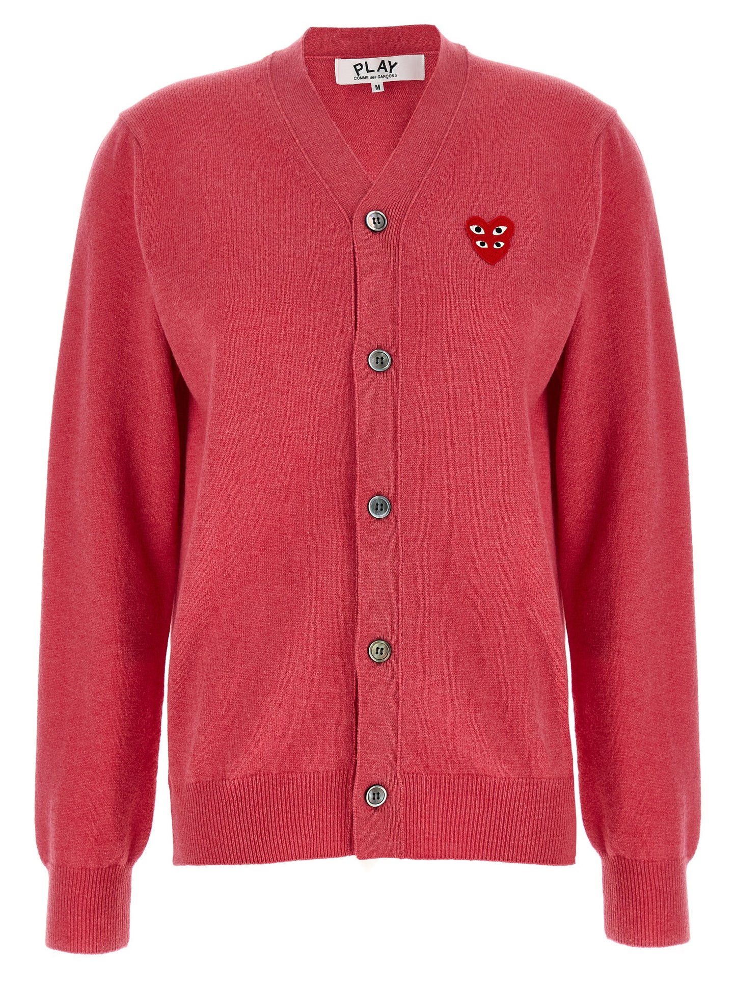 Comme Des Garçons Play Multicolor Wool Cardigan