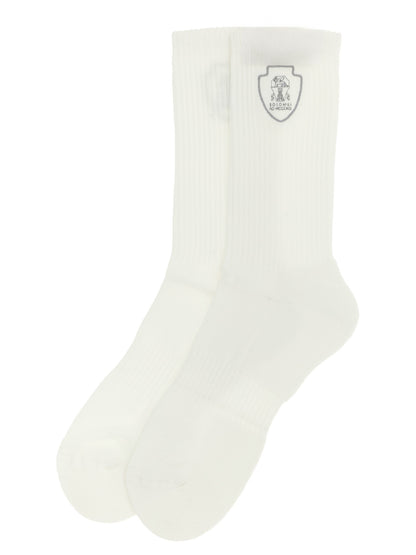 Brunello Cucinelli White Cotton Socks