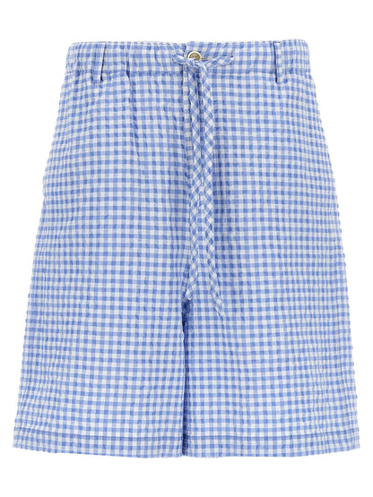 Marni Blue Polyamide Bermuda Shorts